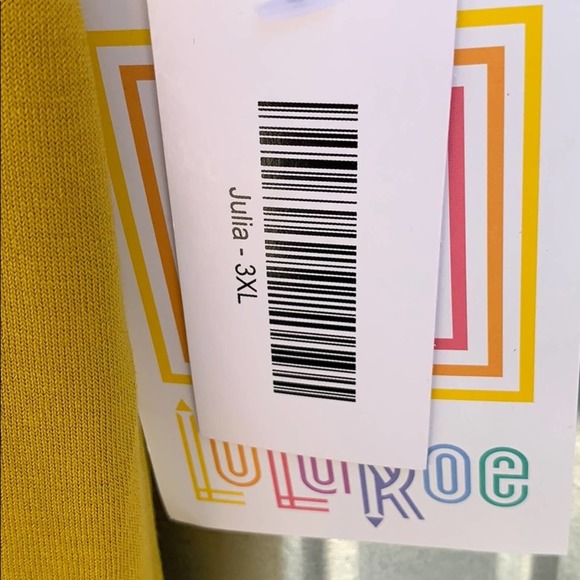 NWT Lularoe Julia 2 Toned Day Dress 3XL - Picture 6 of 7